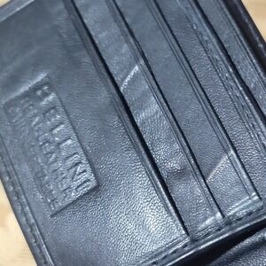 Men's Billfold Italian Leather Wallet NEW Bellini Black Supple leather compact
